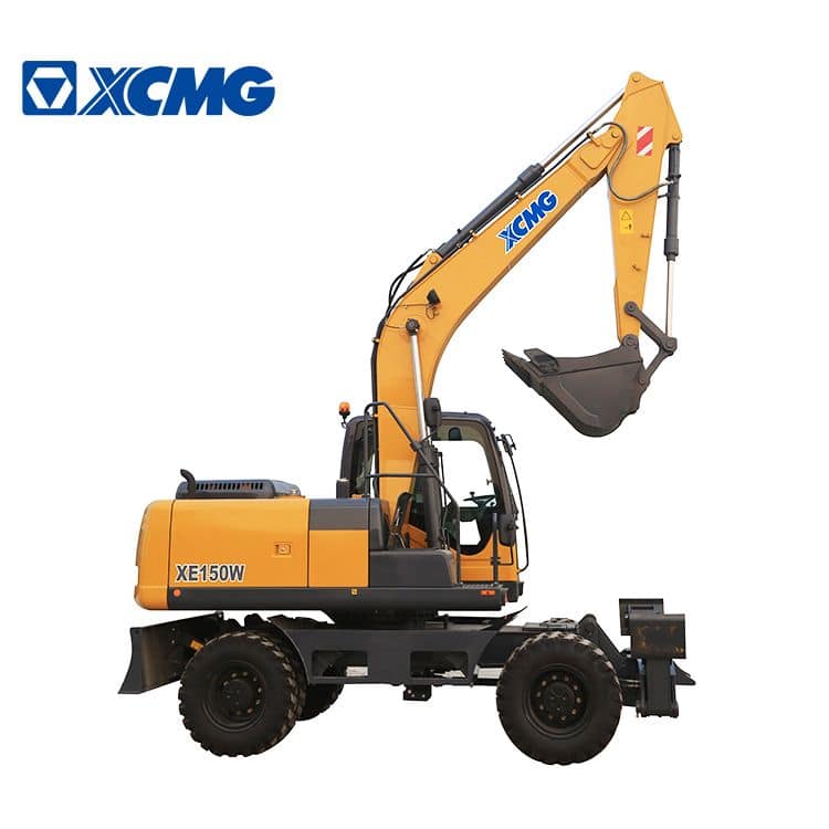 XCMG Official 15 ton new hydraulic wheeled excavator machine XE150WB price
